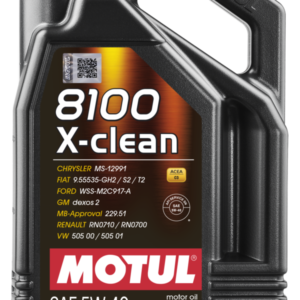 Motul 8100 X-CLEAN 5W-40 — 5L Jug