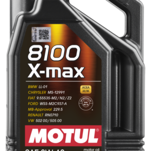 Motul 8100 X-MAX 0W-40 — 5L Jug
