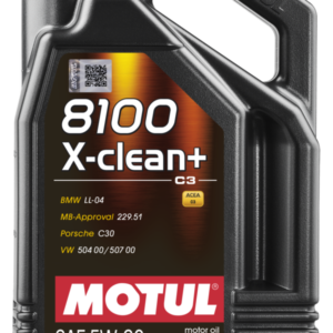 Motul 8100 X-CLEAN+ 5W-30 — 5L Jug