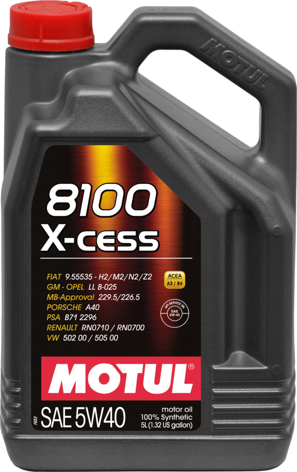 Motul 8100 X-CESS GEN2 5W-40 — 5L Jug