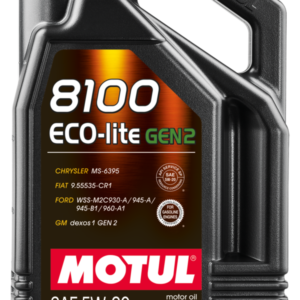 Motul 8100 ECO-LITE 5W-20 — 5L Jug