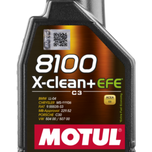 Motul 8100 X-CLEAN+ EFE 0W-30 — 1L Bottle