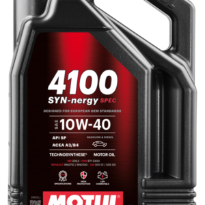 Motul 4100 SYN-NERGY SPEC 10W-40 — 5L Jug