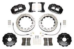 Wilwood FNSL6R Front Hat Kit,12.88", Drilled — 2002-2008 Audi A4 w/Lines