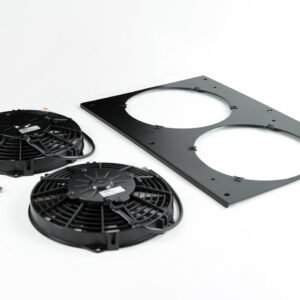 CSF #8180 Porsche 944 / 924S All-Aluminum Fan Shroud with Dual 9-inch SPAL Fans