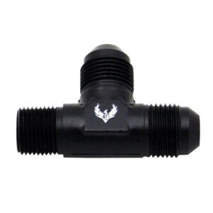 Phenix Industries Flare to Pipe TEE on Run -20 | 1-1/4 NPT
