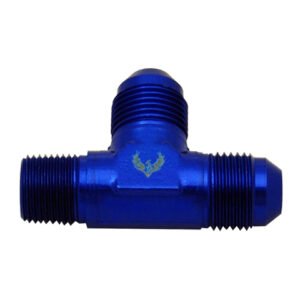 Phenix Industries Flare to Pipe TEE on Run -20 | 1-1/4 NPT