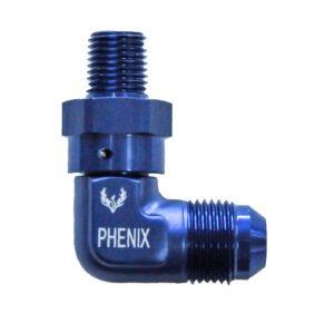 Phenix Industries Male Swivel AN to NPT -16 | 3/4 | 90°