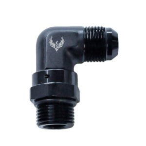 Phenix Industries Swivel AN Male to Male ORB 90° | -06 ORB | -06 AN