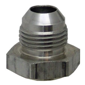 Phenix Industries Weld Bung Male Hex Base -06 | 9/16 x 18 Al