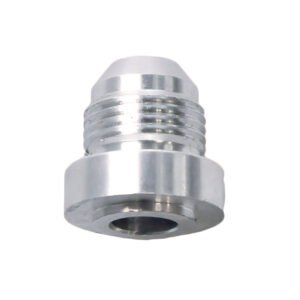 Phenix Industries Weld Bung Male Round Base -04 | 7/16 x 20 Al