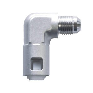 Phenix Industries Fuel Rail Fitting - Clip Type 90° -08 | 3/8
