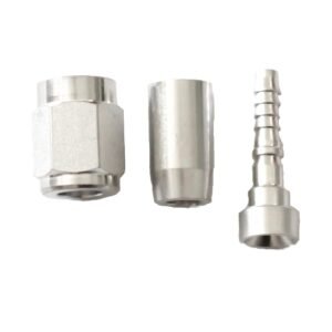 Phenix Industries Crimp PTFE Hose End Straight -06