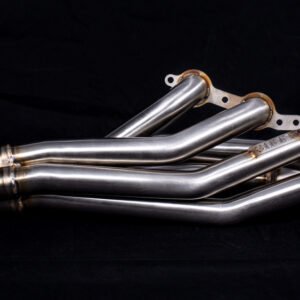 Sikky Manufacturing GM X-Body LS Swap Headers Stainless Steel Long Tube 1 7/8" Primaries with 3" Merge Collector and Complete V-band Clamp Assembly (Gaskets and Hardware Included) — Set