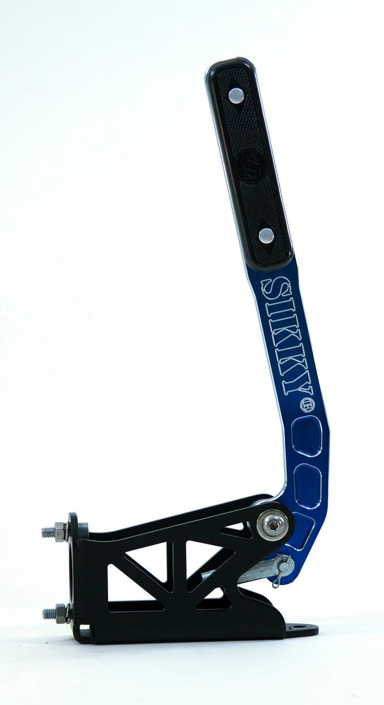 Sikky Manufacturing Reverse Mount Pull Back Style Hydraulic Handbrake - Blue Handle — Each