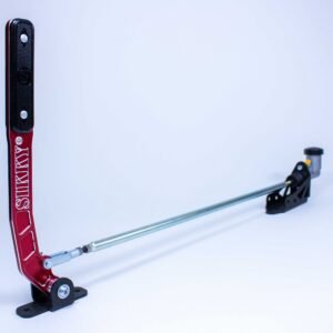 Sikky Manufacturing Pull-Back Style Hydraulic Handbrake - Red Handle Relocation Rod — Each