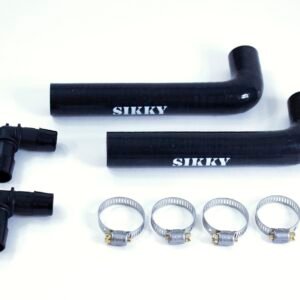 Sikky Manufacturing Heater Core Hose Kit tight 90 degree bends