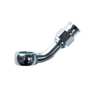 Phenix Industries Reusable Banjo Hose End -03 x 10MM x 45° Stainless
