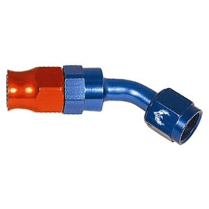 Phenix Industries Reusable PTFE Hose End -08 x 45°