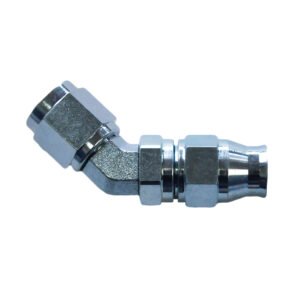 Phenix Industries Reusable PTFE Hose End -06 x 45° Forged Steel