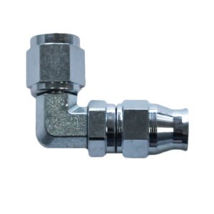 Phenix Industries Reusable PTFE Hose End -03 x 90° Forged Steel