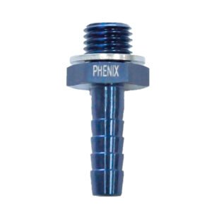 Phenix Industries Straight Barb Pipe Adapter 1/4 NPT x 3/8 Barb