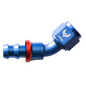 Phenix Industries Push-Lok Hose End -08 x 45°