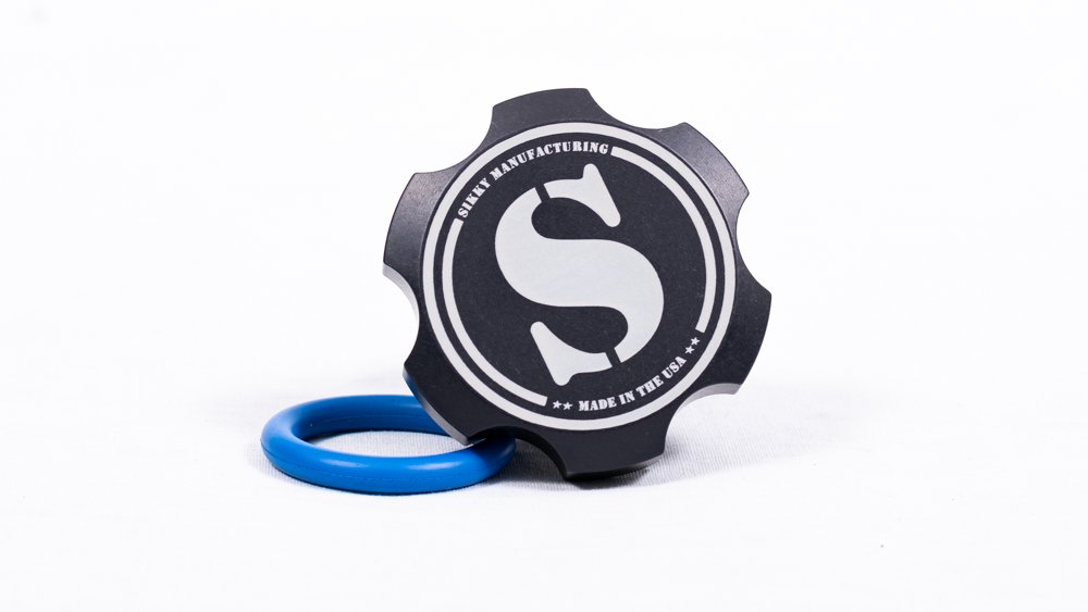 Sikky Manufacturing Billet Oil Cap for LS, LT & Coyote — Each