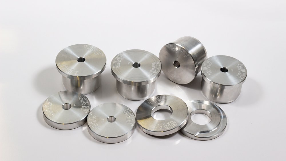 Sikky Manufacturing E46 Solid Aluminum Subframe Bushing Set — Kit