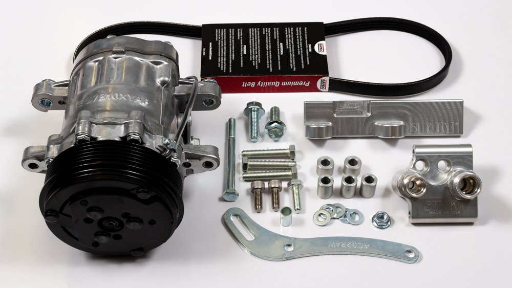 Sikky Manufacturing Sikky SD7 AC Compressor kit for LS Engine