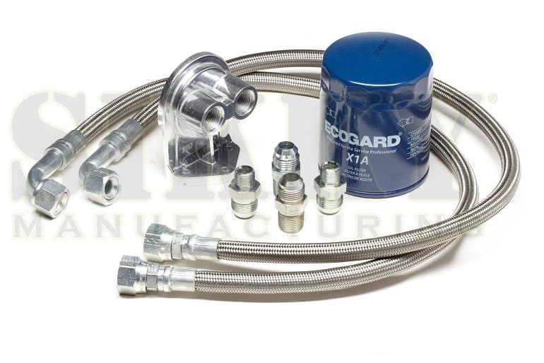 Sikky Manufacturing Oil Filter Relocation Kit - Sold Separate - Line OOL 36" — Each