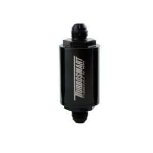 Turbosmart 10-Micron Billet Fuel Filter — AN-8, Black