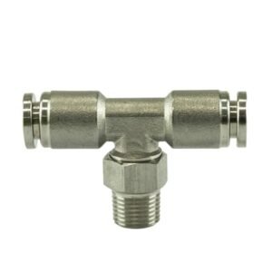 Turbosmart 1/8" NPT Tee Pushloc Fitting - SS - 1/4"