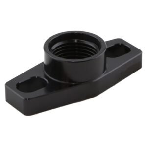 Turbosmart Billet Turbo Drain adapter with Silicon O-ring. 38 - 44mm slotted hole centre - small frame universal fit.