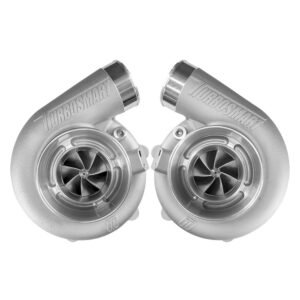 Turbosmart Mirror Twin Turbo Package - TS-1-5862B V-Band 0.82AR Oil Cooled Turbos