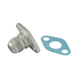 Turbosmart 38.1mm 10AN Oil Drain Silver