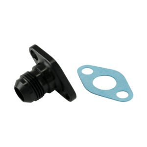 Turbosmart 38.1mm 10AN Oil Drain Black