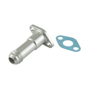 Turbosmart 38.1mm 10AN 75mm Extended Oil Drain Silver