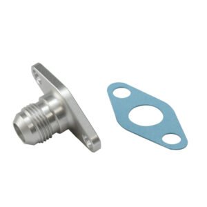 Turbosmart 50.8mm 10AN Oil Drain Silver