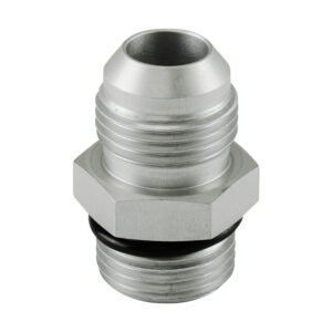 Turbosmart Fitting -10 AN Flare to -10 AN ORB Male Straight - Silver