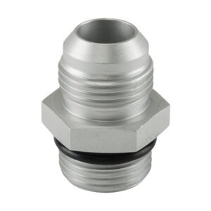 Turbosmart Fitting -12 AN Flare to -12 AN ORB Male Straight - Silver