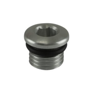 Turbosmart Fitting -4 AN ORB Blank - Silver