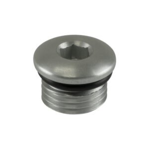 Turbosmart Fitting -6 AN ORB Blank - Silver