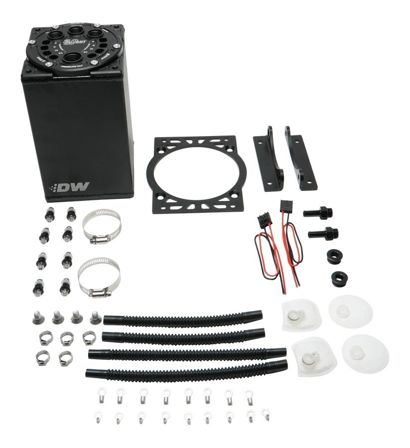 DeatschWerks 3L Staged Surge Tank Pumps Not Included