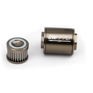 DeatschWerks Fuel Filter 8an Female ORB Ports 70mm Length