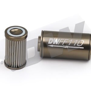 DeatschWerks Fuel Filter 8an Female ORB Ports 110mm Length