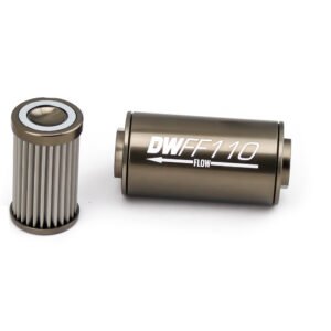 DeatschWerks Fuel Filter 8an Female ORB Ports 110mm Length