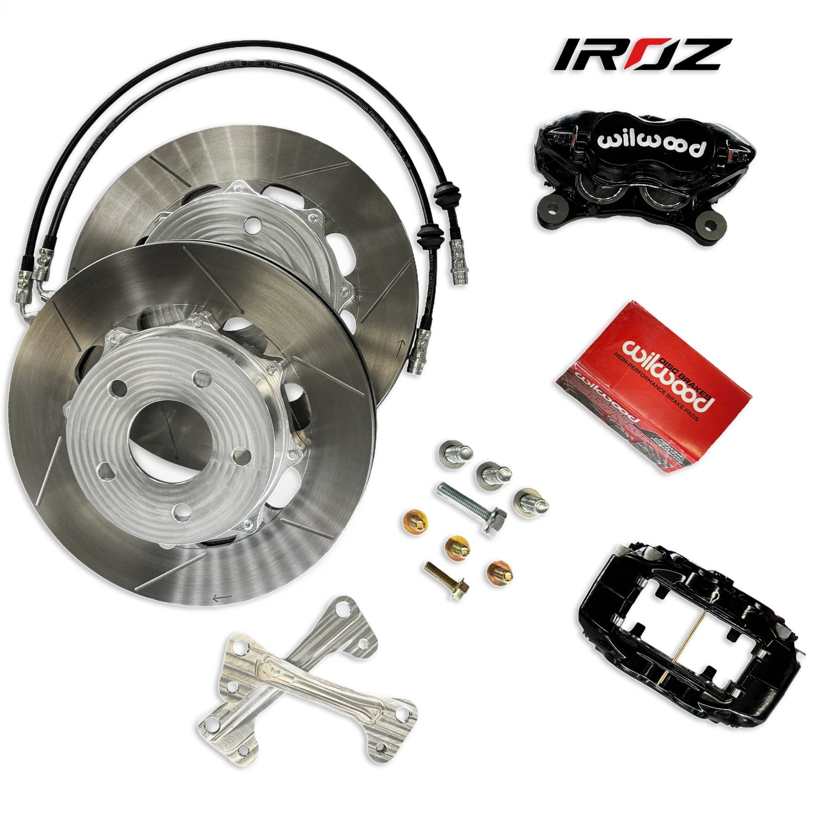 IROZ Motorsport Lightweight Front Drag Brake Kit for Audi RS3 (8V) & Audi TTRS (8S) Chassis