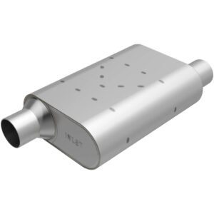 MagnaFlow Rumble Stainless Muffler 2.5in Offset/Offset
